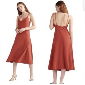 THAKOON Slip Midi Dress